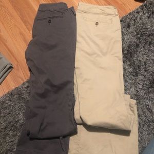 American eagle dress pants both size 6, x-long